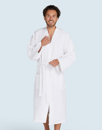 Constance Waffle Pique Bath Robe SG Accessories - TOWELS (Ex JASSZ Towels) TO2821
