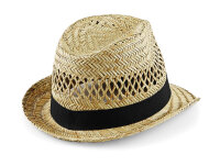 Straw Summer Trilby Beechfield B730