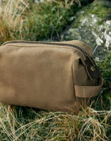 Heritage Waxed Canvas Wash Bag Quadra QD651