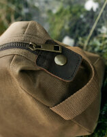 Heritage Waxed Canvas Wash Bag Quadra QD651