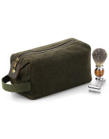 Heritage Waxed Canvas Wash Bag Quadra QD651