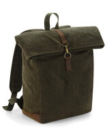 Heritage Waxed Canvas Backpack Quadra QD655