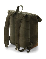 Heritage Waxed Canvas Backpack Quadra QD655