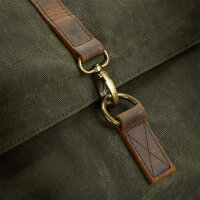 Heritage Waxed Canvas Backpack Quadra QD655