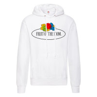 Vintage Hooded Sweat Classic Large Logo Print Fruit of...