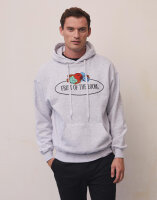 Vintage Hooded Sweat Classic Large Logo Print Fruit of...