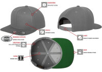 Classic Snapback 2-Tone Cap Classics 6089MT