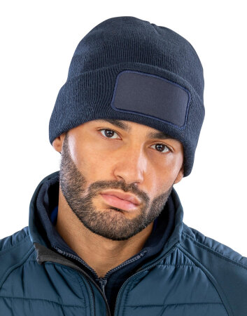 Double Knit Printers Beanie Result Winter Essentials RC027X