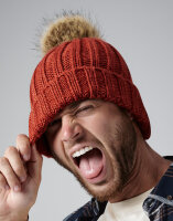 Fur Pop Pom Chunky Beanie Beechfield B412