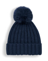 Verbier Fur Pop Pom Chunky Beanie Beechfield B413