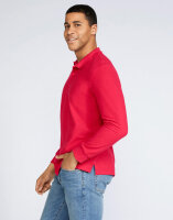 Premium Cotton Adult Double Piqué Polo LS Gildan 85900