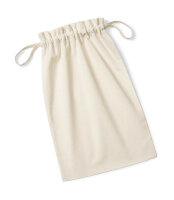 Organic Cotton Drawcord Bag Westford Mill W118