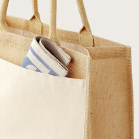 Cotton Pocket Jute Shopper Westford Mill W427
