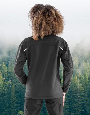 Womens Recycled 3-Layer Printable Softshell Jacket Result Recycled R900F