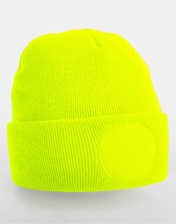 Circular Patch Beanie Beechfield B446