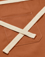 SANTORINI - Contrasted Bistro Apron with Pocket SG Accessories - BISTRO JG17P-Bistro